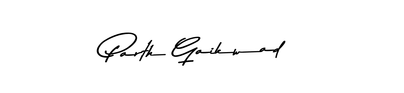 Use a signature maker to create a handwritten signature online. With this signature software, you can design (Asem Kandis PERSONAL USE) your own signature for name Parth Gaikwad. Parth Gaikwad signature style 9 images and pictures png