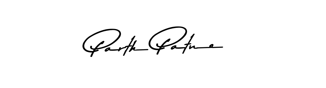 Use a signature maker to create a handwritten signature online. With this signature software, you can design (Asem Kandis PERSONAL USE) your own signature for name Parth Patne. Parth Patne signature style 9 images and pictures png