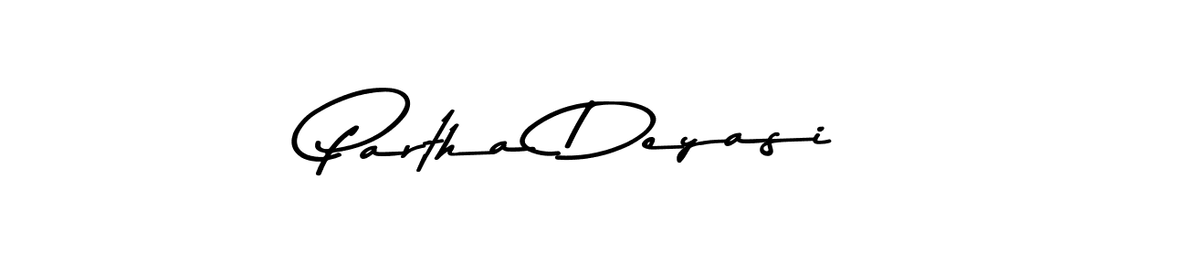 Design your own signature with our free online signature maker. With this signature software, you can create a handwritten (Asem Kandis PERSONAL USE) signature for name Partha Deyasi. Partha Deyasi signature style 9 images and pictures png