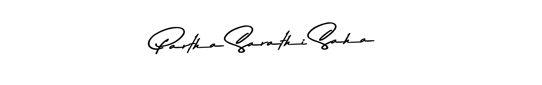 Make a beautiful signature design for name Partha Sarathi Saha. With this signature (Asem Kandis PERSONAL USE) style, you can create a handwritten signature for free. Partha Sarathi Saha signature style 9 images and pictures png