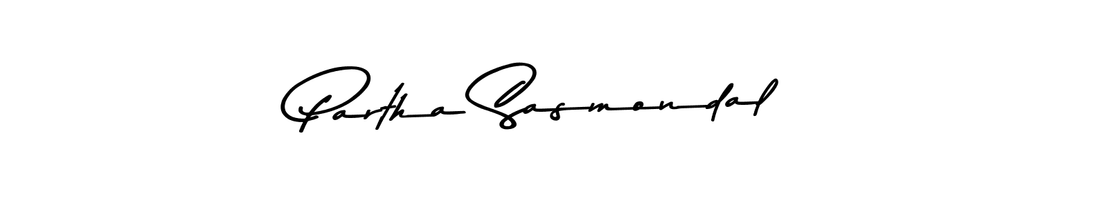 Make a beautiful signature design for name Partha Sasmondal. With this signature (Asem Kandis PERSONAL USE) style, you can create a handwritten signature for free. Partha Sasmondal signature style 9 images and pictures png