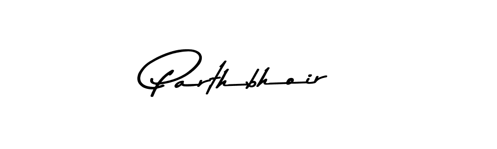 How to make Parthbhoir signature? Asem Kandis PERSONAL USE is a professional autograph style. Create handwritten signature for Parthbhoir name. Parthbhoir signature style 9 images and pictures png