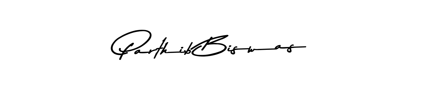 Use a signature maker to create a handwritten signature online. With this signature software, you can design (Asem Kandis PERSONAL USE) your own signature for name Parthib Biswas. Parthib Biswas signature style 9 images and pictures png