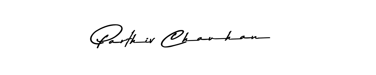 Design your own signature with our free online signature maker. With this signature software, you can create a handwritten (Asem Kandis PERSONAL USE) signature for name Parthiv Chauhan. Parthiv Chauhan signature style 9 images and pictures png