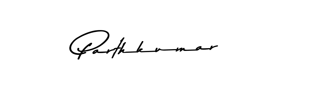 How to make Parthkumar signature? Asem Kandis PERSONAL USE is a professional autograph style. Create handwritten signature for Parthkumar name. Parthkumar signature style 9 images and pictures png