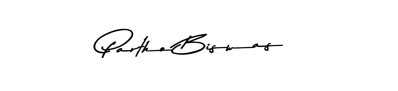 You should practise on your own different ways (Asem Kandis PERSONAL USE) to write your name (Partho Biswas) in signature. don't let someone else do it for you. Partho Biswas signature style 9 images and pictures png