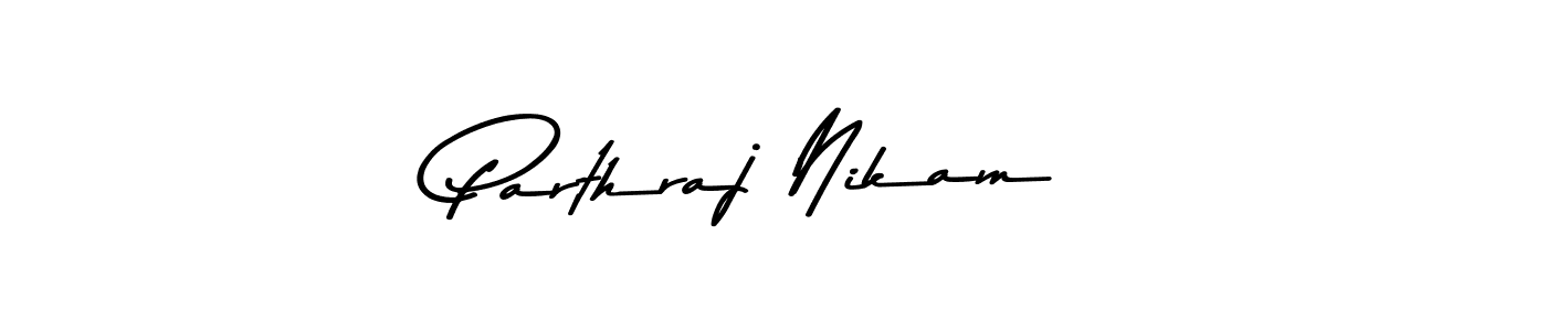 Asem Kandis PERSONAL USE is a professional signature style that is perfect for those who want to add a touch of class to their signature. It is also a great choice for those who want to make their signature more unique. Get Parthraj Nikam name to fancy signature for free. Parthraj Nikam signature style 9 images and pictures png