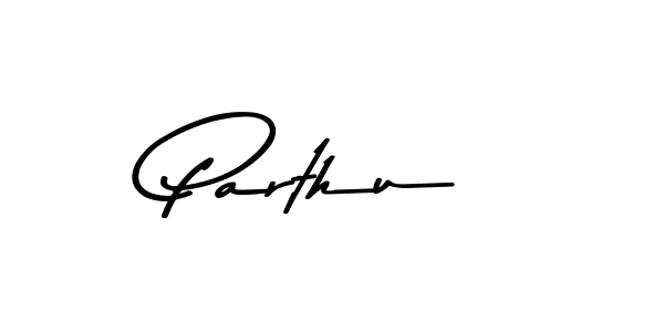 Create a beautiful signature design for name Parthu. With this signature (Asem Kandis PERSONAL USE) fonts, you can make a handwritten signature for free. Parthu signature style 9 images and pictures png