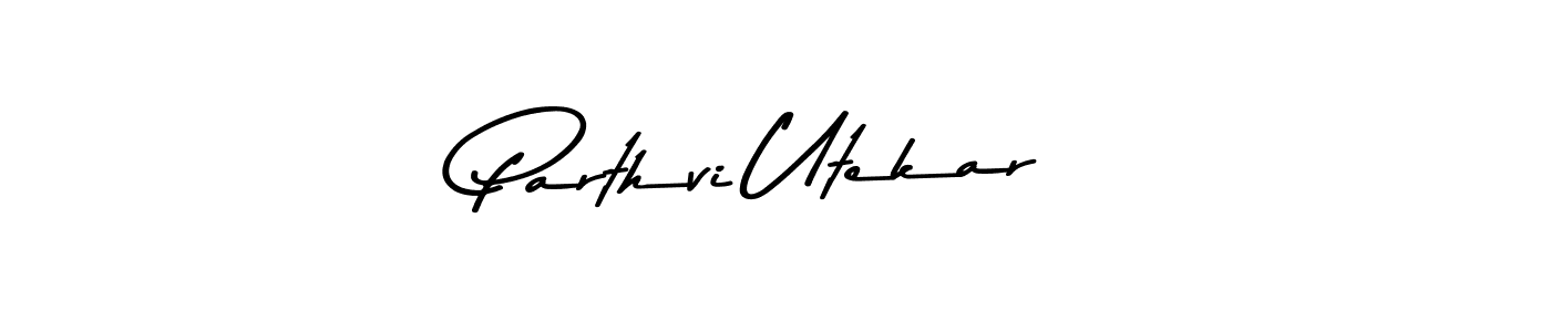 Design your own signature with our free online signature maker. With this signature software, you can create a handwritten (Asem Kandis PERSONAL USE) signature for name Parthvi Utekar. Parthvi Utekar signature style 9 images and pictures png