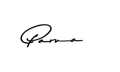 Use a signature maker to create a handwritten signature online. With this signature software, you can design (Asem Kandis PERSONAL USE) your own signature for name Parua. Parua signature style 9 images and pictures png