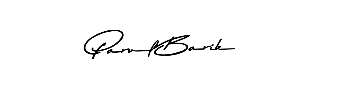 How to make Parul Barik signature? Asem Kandis PERSONAL USE is a professional autograph style. Create handwritten signature for Parul Barik name. Parul Barik signature style 9 images and pictures png