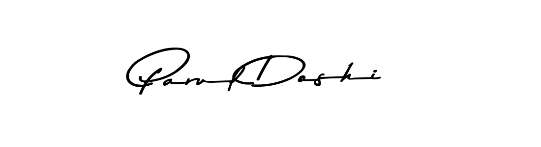 Use a signature maker to create a handwritten signature online. With this signature software, you can design (Asem Kandis PERSONAL USE) your own signature for name Parul Doshi. Parul Doshi signature style 9 images and pictures png