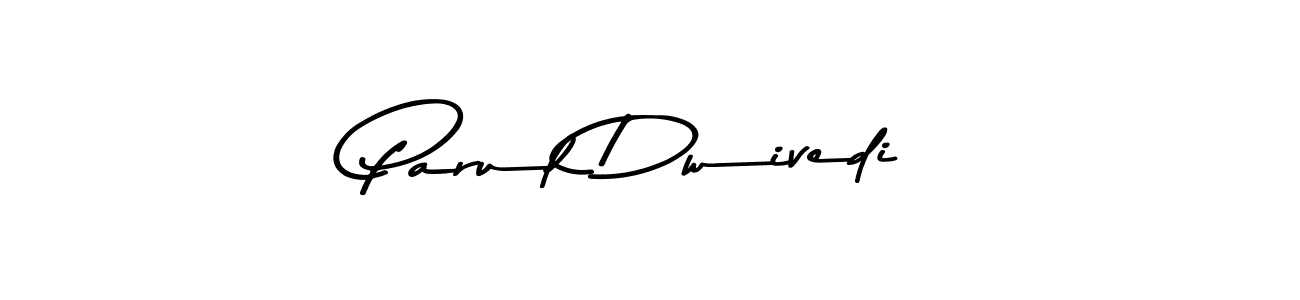 Make a beautiful signature design for name Parul Dwivedi. With this signature (Asem Kandis PERSONAL USE) style, you can create a handwritten signature for free. Parul Dwivedi signature style 9 images and pictures png