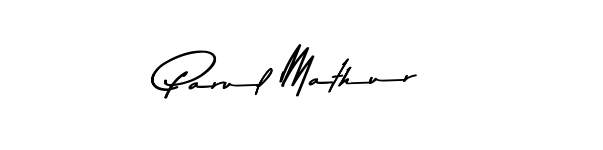 How to make Parul Mathur signature? Asem Kandis PERSONAL USE is a professional autograph style. Create handwritten signature for Parul Mathur name. Parul Mathur signature style 9 images and pictures png