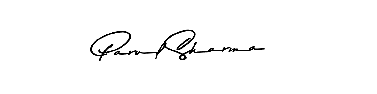 Parul Sharma stylish signature style. Best Handwritten Sign (Asem Kandis PERSONAL USE) for my name. Handwritten Signature Collection Ideas for my name Parul Sharma. Parul Sharma signature style 9 images and pictures png