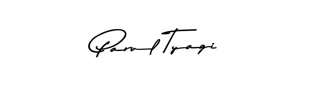 The best way (Asem Kandis PERSONAL USE) to make a short signature is to pick only two or three words in your name. The name Parul Tyagi include a total of six letters. For converting this name. Parul Tyagi signature style 9 images and pictures png