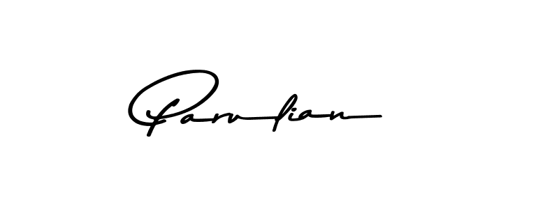 Make a beautiful signature design for name Parulian. With this signature (Asem Kandis PERSONAL USE) style, you can create a handwritten signature for free. Parulian signature style 9 images and pictures png