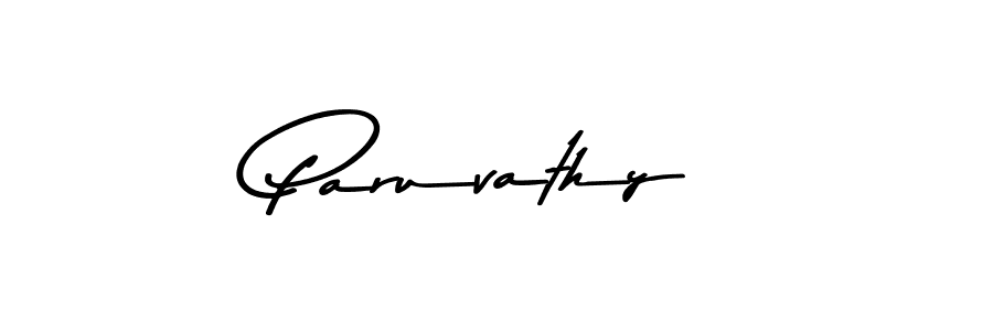 Design your own signature with our free online signature maker. With this signature software, you can create a handwritten (Asem Kandis PERSONAL USE) signature for name Paruvathy. Paruvathy signature style 9 images and pictures png