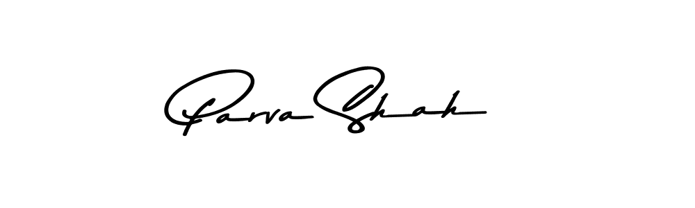 Use a signature maker to create a handwritten signature online. With this signature software, you can design (Asem Kandis PERSONAL USE) your own signature for name Parva Shah. Parva Shah signature style 9 images and pictures png