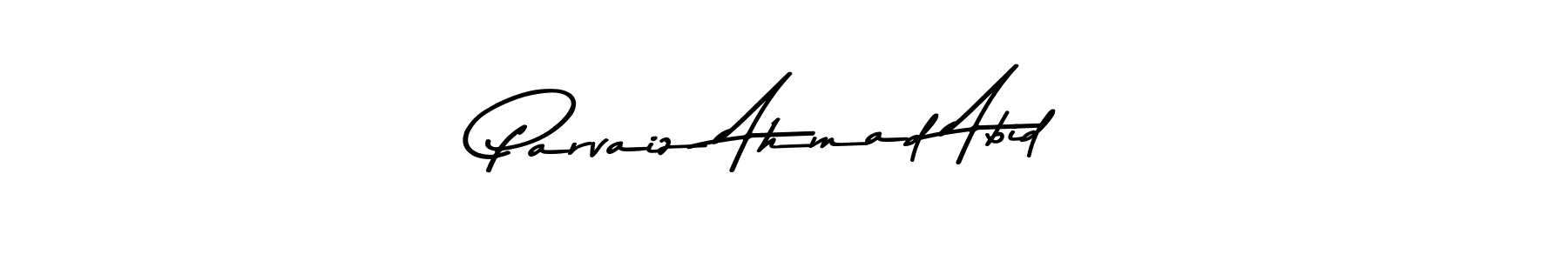 The best way (Asem Kandis PERSONAL USE) to make a short signature is to pick only two or three words in your name. The name Parvaiz Ahmad Abid include a total of six letters. For converting this name. Parvaiz Ahmad Abid signature style 9 images and pictures png