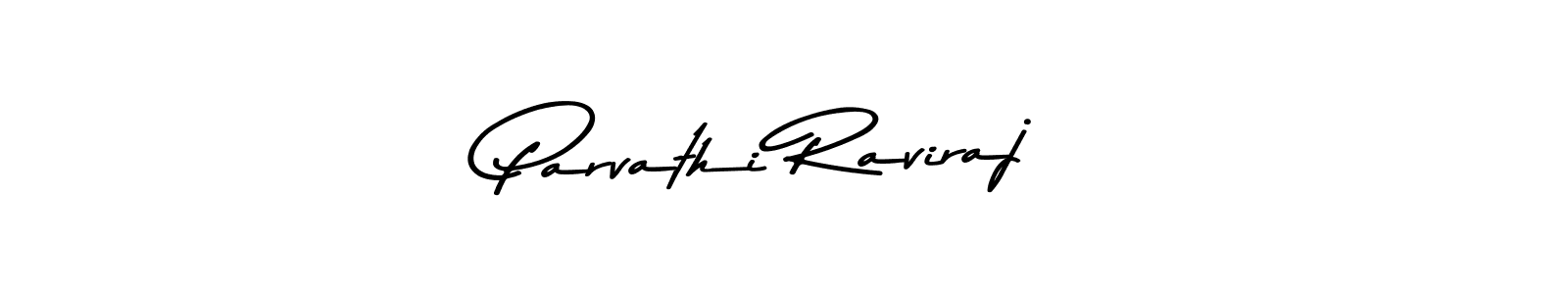 Asem Kandis PERSONAL USE is a professional signature style that is perfect for those who want to add a touch of class to their signature. It is also a great choice for those who want to make their signature more unique. Get Parvathi Raviraj name to fancy signature for free. Parvathi Raviraj signature style 9 images and pictures png