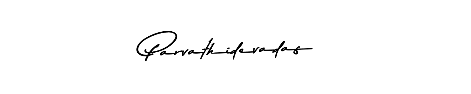 Parvathidevadas stylish signature style. Best Handwritten Sign (Asem Kandis PERSONAL USE) for my name. Handwritten Signature Collection Ideas for my name Parvathidevadas. Parvathidevadas signature style 9 images and pictures png