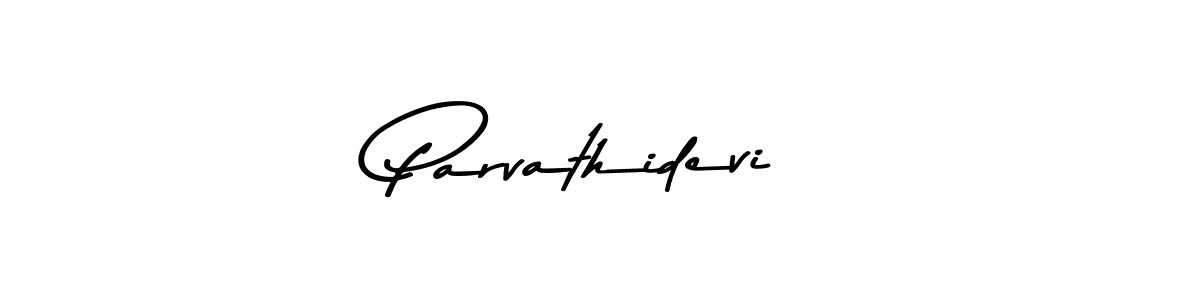 Make a beautiful signature design for name Parvathidevi. With this signature (Asem Kandis PERSONAL USE) style, you can create a handwritten signature for free. Parvathidevi signature style 9 images and pictures png