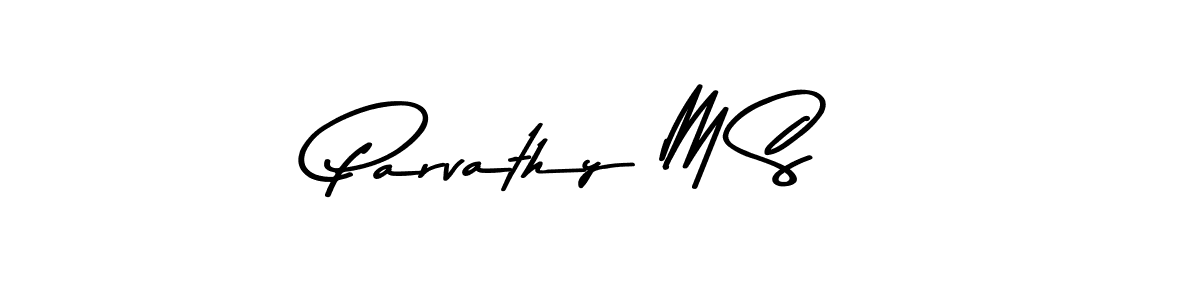 Also we have Parvathy M S name is the best signature style. Create professional handwritten signature collection using Asem Kandis PERSONAL USE autograph style. Parvathy M S signature style 9 images and pictures png