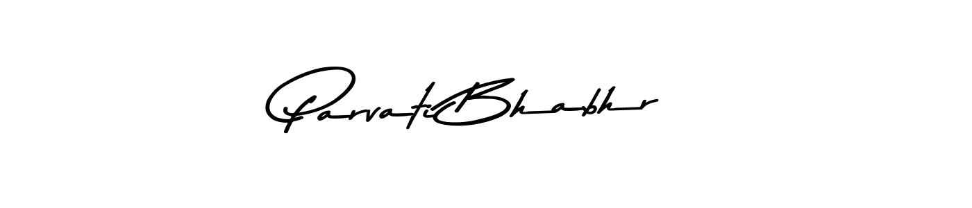 Create a beautiful signature design for name Parvati Bhabhr. With this signature (Asem Kandis PERSONAL USE) fonts, you can make a handwritten signature for free. Parvati Bhabhr signature style 9 images and pictures png