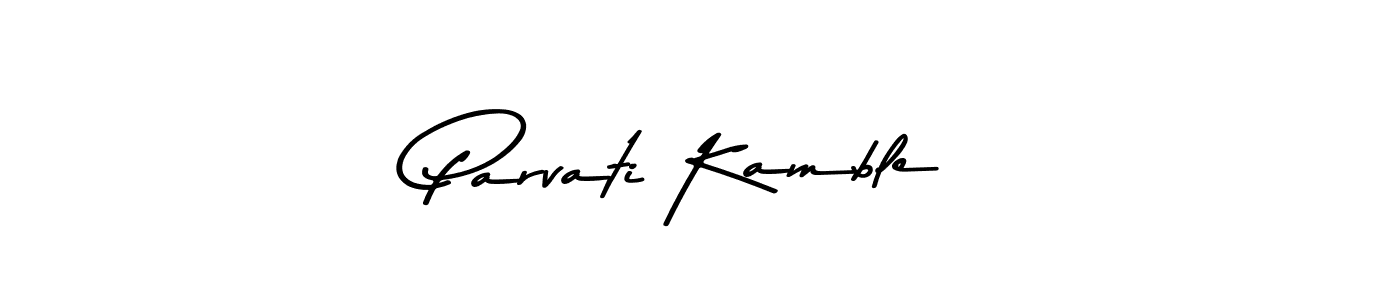 Make a beautiful signature design for name Parvati Kamble. Use this online signature maker to create a handwritten signature for free. Parvati Kamble signature style 9 images and pictures png