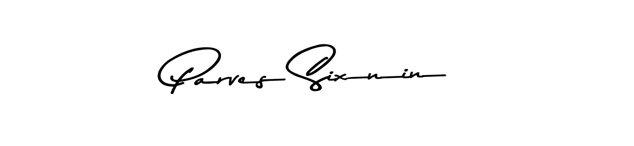 Use a signature maker to create a handwritten signature online. With this signature software, you can design (Asem Kandis PERSONAL USE) your own signature for name Parves Sixnin. Parves Sixnin signature style 9 images and pictures png
