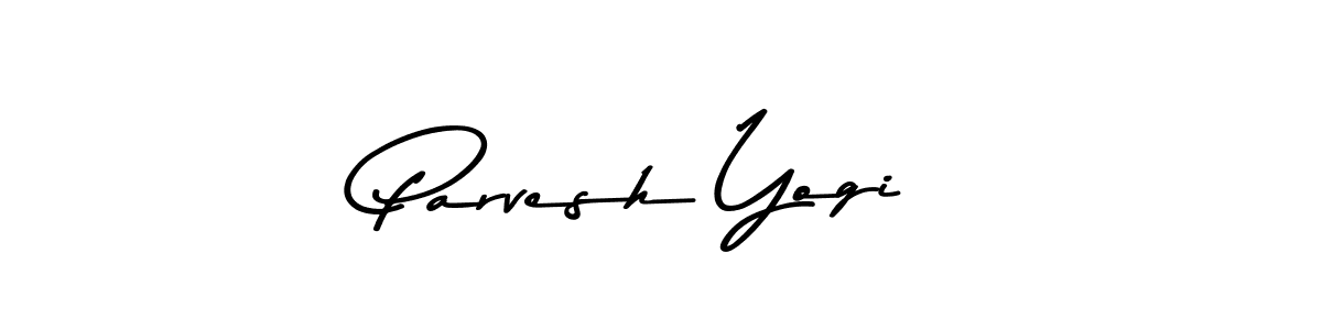 Use a signature maker to create a handwritten signature online. With this signature software, you can design (Asem Kandis PERSONAL USE) your own signature for name Parvesh Yogi. Parvesh Yogi signature style 9 images and pictures png