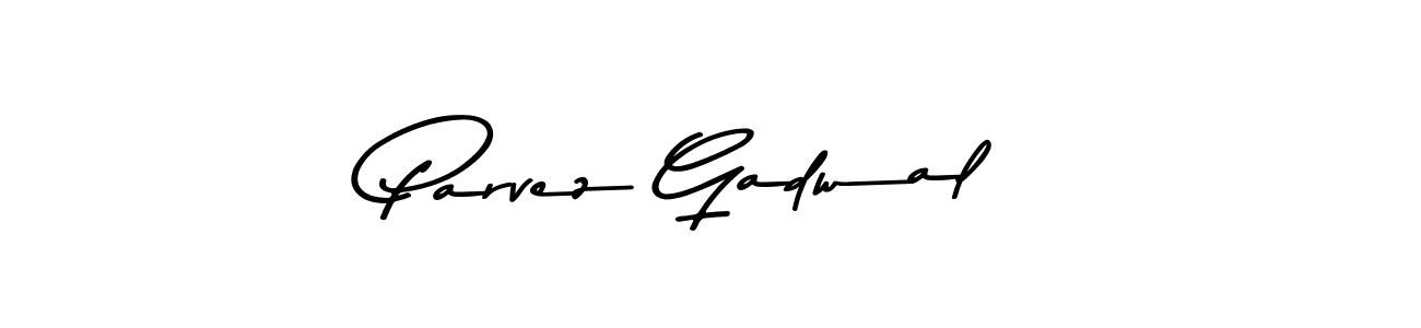 Make a beautiful signature design for name Parvez Gadwal. With this signature (Asem Kandis PERSONAL USE) style, you can create a handwritten signature for free. Parvez Gadwal signature style 9 images and pictures png