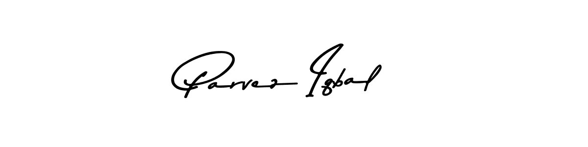 This is the best signature style for the Parvez Iqbal name. Also you like these signature font (Asem Kandis PERSONAL USE). Mix name signature. Parvez Iqbal signature style 9 images and pictures png