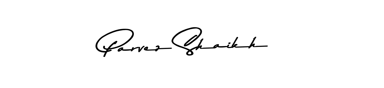 Make a beautiful signature design for name Parvez Shaikh. Use this online signature maker to create a handwritten signature for free. Parvez Shaikh signature style 9 images and pictures png