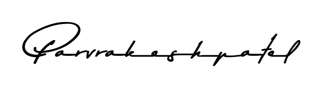 A dynamic signature style for Parvrakeshpatel using Asem Kandis PERSONAL USE script. Designed to look authentic, handwritten, and professional. Parvrakeshpatel signature style 9 images and pictures png