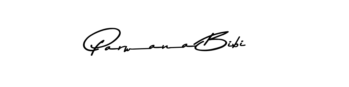 Create a beautiful signature design for name Parwana Bibi. With this signature (Asem Kandis PERSONAL USE) fonts, you can make a handwritten signature for free. Parwana Bibi signature style 9 images and pictures png