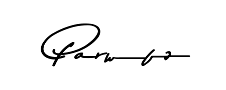 Design your own signature with our free online signature maker. With this signature software, you can create a handwritten (Asem Kandis PERSONAL USE) signature for name Parwfz. Parwfz signature style 9 images and pictures png