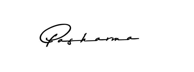 Design your own signature with our free online signature maker. With this signature software, you can create a handwritten (Asem Kandis PERSONAL USE) signature for name Pasharma. Pasharma signature style 9 images and pictures png