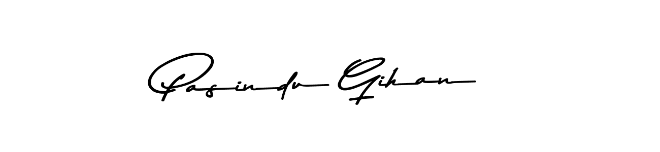 Pasindu Gihan stylish signature style. Best Handwritten Sign (Asem Kandis PERSONAL USE) for my name. Handwritten Signature Collection Ideas for my name Pasindu Gihan. Pasindu Gihan signature style 9 images and pictures png