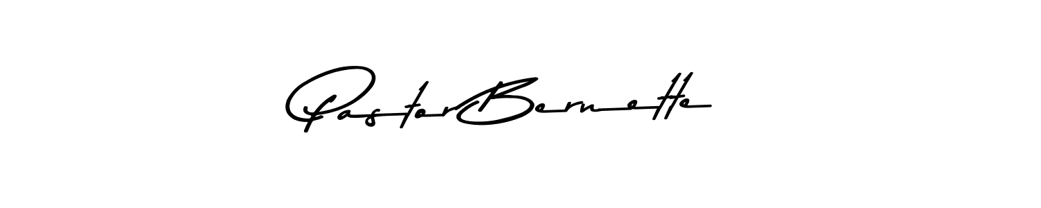 Design your own signature with our free online signature maker. With this signature software, you can create a handwritten (Asem Kandis PERSONAL USE) signature for name Pastor Bernette. Pastor Bernette signature style 9 images and pictures png