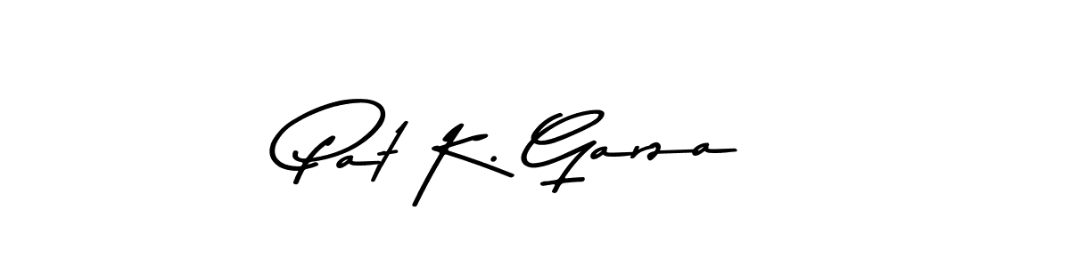 Use a signature maker to create a handwritten signature online. With this signature software, you can design (Asem Kandis PERSONAL USE) your own signature for name Pat K. Garza. Pat K. Garza signature style 9 images and pictures png