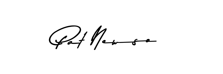 Make a beautiful signature design for name Pat Newso. With this signature (Asem Kandis PERSONAL USE) style, you can create a handwritten signature for free. Pat Newso signature style 9 images and pictures png