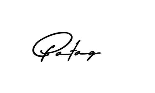 Design your own signature with our free online signature maker. With this signature software, you can create a handwritten (Asem Kandis PERSONAL USE) signature for name Patag. Patag signature style 9 images and pictures png