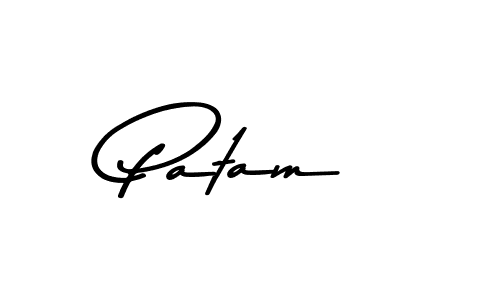 This is the best signature style for the Patam name. Also you like these signature font (Asem Kandis PERSONAL USE). Mix name signature. Patam signature style 9 images and pictures png
