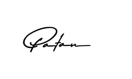 How to make Patan name signature. Use Asem Kandis PERSONAL USE style for creating short signs online. This is the latest handwritten sign. Patan signature style 9 images and pictures png