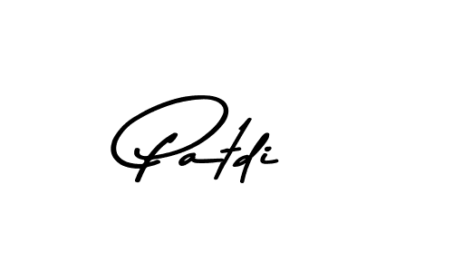 Design your own signature with our free online signature maker. With this signature software, you can create a handwritten (Asem Kandis PERSONAL USE) signature for name Patdi. Patdi signature style 9 images and pictures png