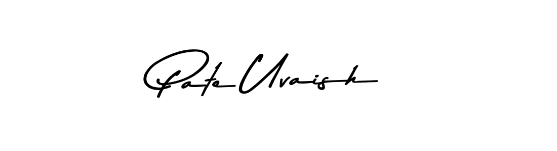 How to make Pate Uvaish name signature. Use Asem Kandis PERSONAL USE style for creating short signs online. This is the latest handwritten sign. Pate Uvaish signature style 9 images and pictures png