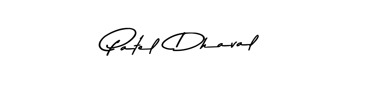 The best way (Asem Kandis PERSONAL USE) to make a short signature is to pick only two or three words in your name. The name Patel  Dhaval include a total of six letters. For converting this name. Patel  Dhaval signature style 9 images and pictures png