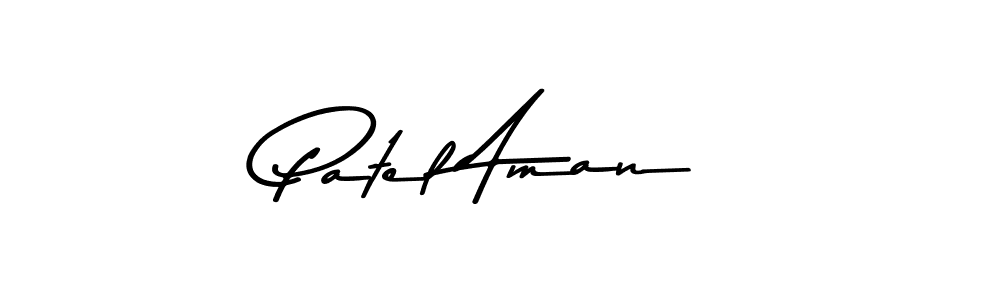 Design your own signature with our free online signature maker. With this signature software, you can create a handwritten (Asem Kandis PERSONAL USE) signature for name Patel Aman. Patel Aman signature style 9 images and pictures png